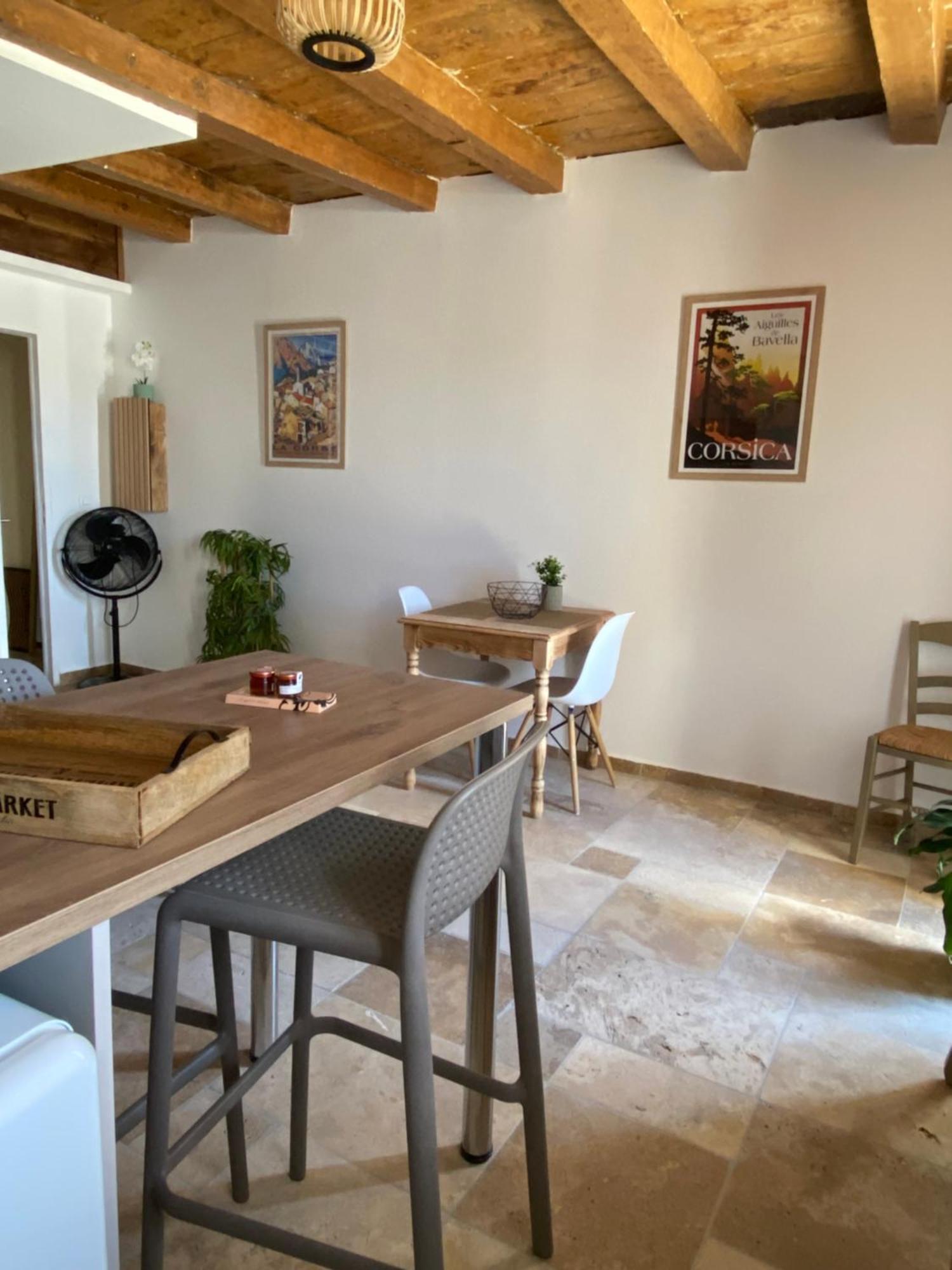 Tres Beau Studio Avec Terrasse Zonza Dış mekan fotoğraf